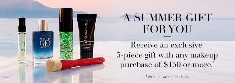 5 piece gift with purchase of $150