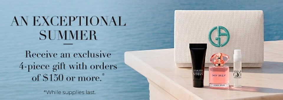 4 piece gift with purchase of $150