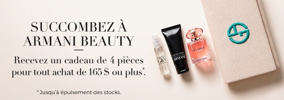 Recevez un cadeau de 4 pieces pour tout achat de 165 $ ou plus
