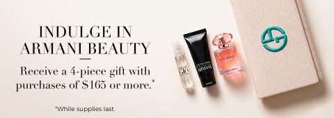 Receive a 4-piece gift with purchases of $165 or more.