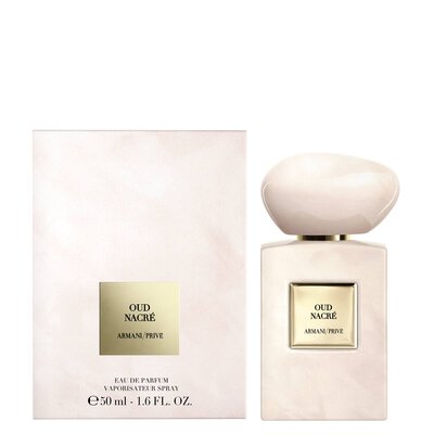Armani Prive Oud Nacre perfume bottle.