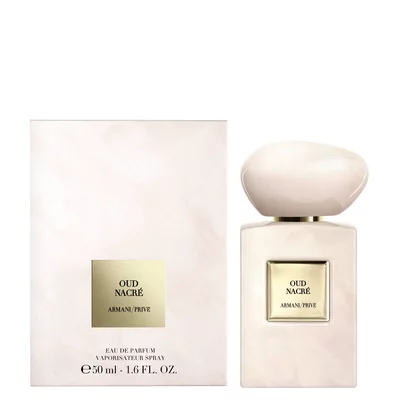 Armani Prive Oud Nacre perfume bottle.