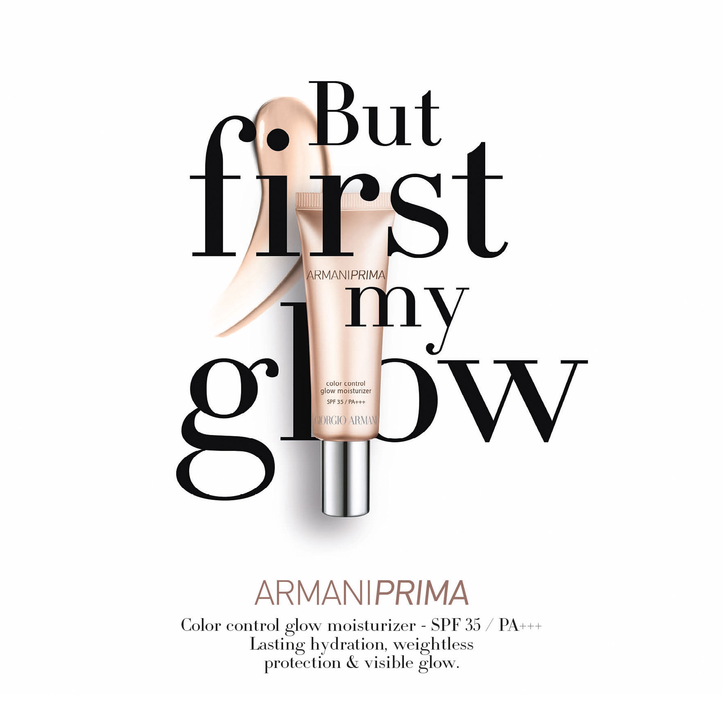 Giorgio armani prima color control glow on sale moisturizer