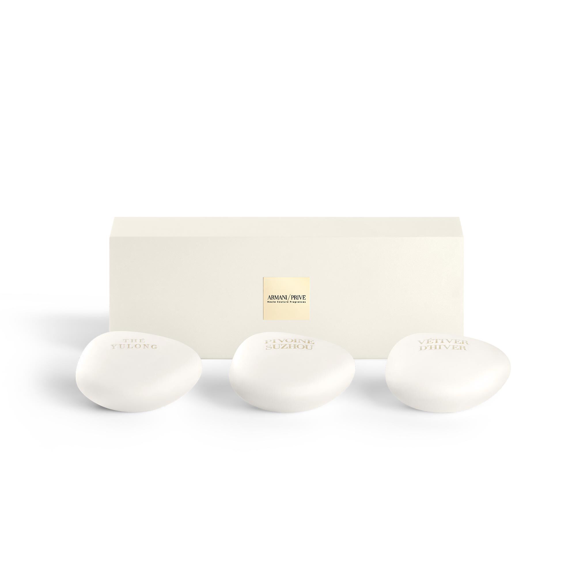 Armani/Prive Les Eaux Handsoaps Discovery Trio Set