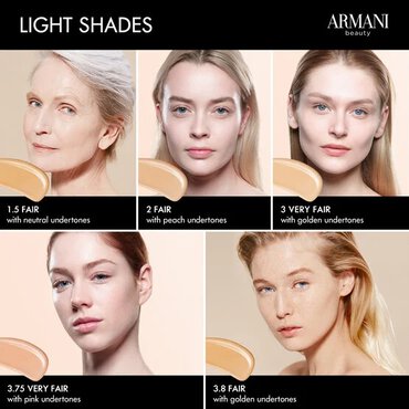 armani luminous silk color match