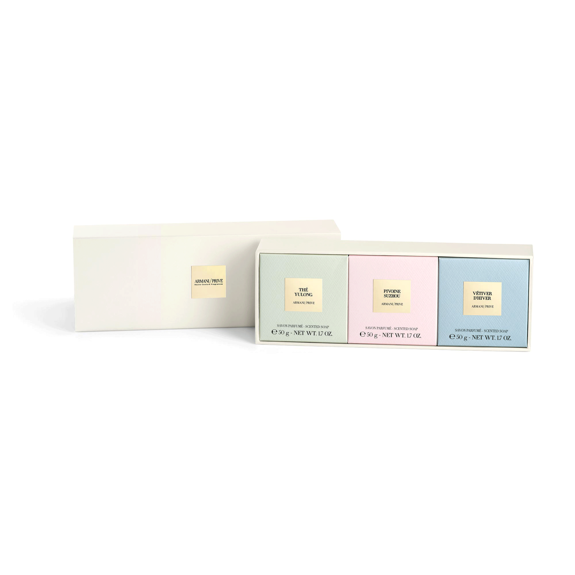 Armani Prive Les Eaux Handsoaps Discovery Trio Set Armani Beauty